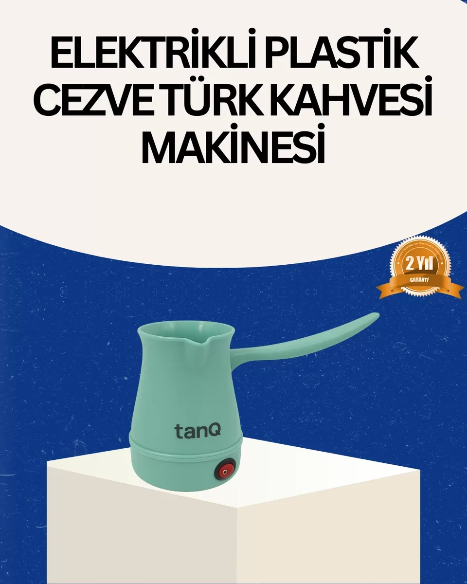 4 Kişilik Elektrikli Türk Kahvesi Makinesi - 700W Gücü, 2 Yıl Garanti ve Country Tasarımı
