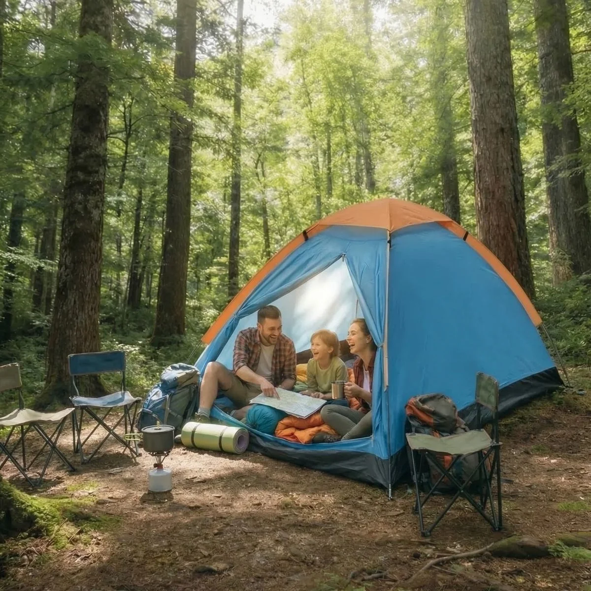 4 Kişilik Kamp Çadırı Manuel Kurulum Düz Kapılı Outdoor Dayanıklı Kamp Doğa Çadırı 200 X 200 X 110 Cm Bx40 Fiyatı, Yorumları ve Özellikleri