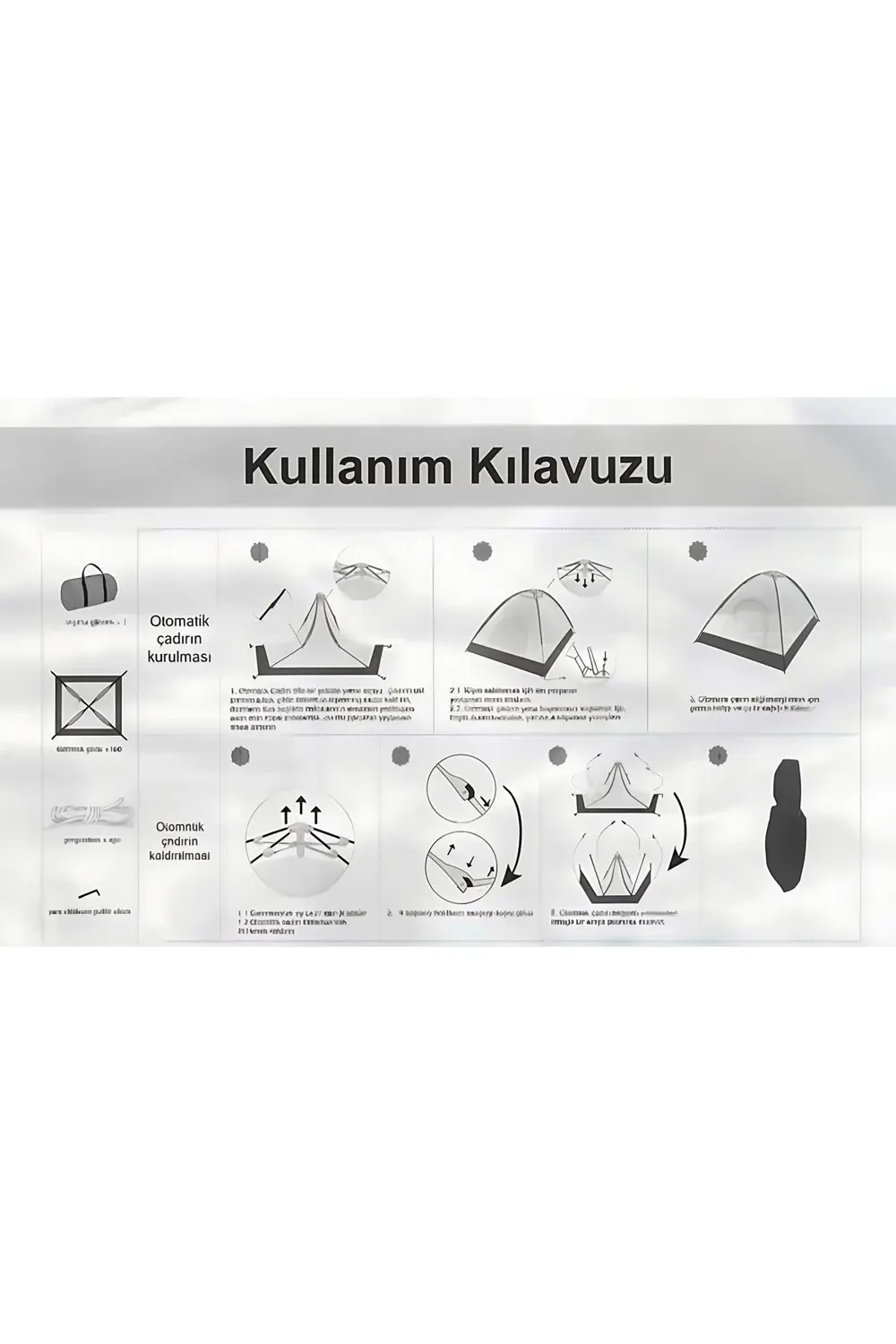 Camp Teepee 4 Kişilik Otomatik Çadir