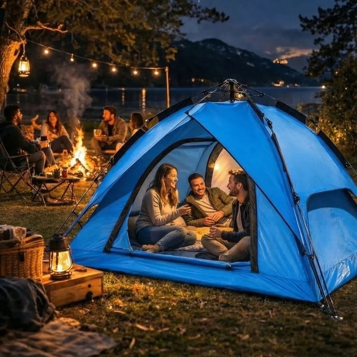 4 Kişilik Otomatik Kamp Çadırı – Çift Katmanlı, Suya Dayanıklı, Hızlı Kurulum Outdoor Aile Ve Doğa Çadırı 200x200x140 Cm Bx40 Fiyatı, Yorumları ve Özellikleri