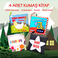 4 Kitap Tox İngilizce Renkler , İş Makinaları , Çiftlik Hayvanlar 4 Kitap Tox İngilizce Renkler , İş Makinaları , Çiftlik Hayvanlar