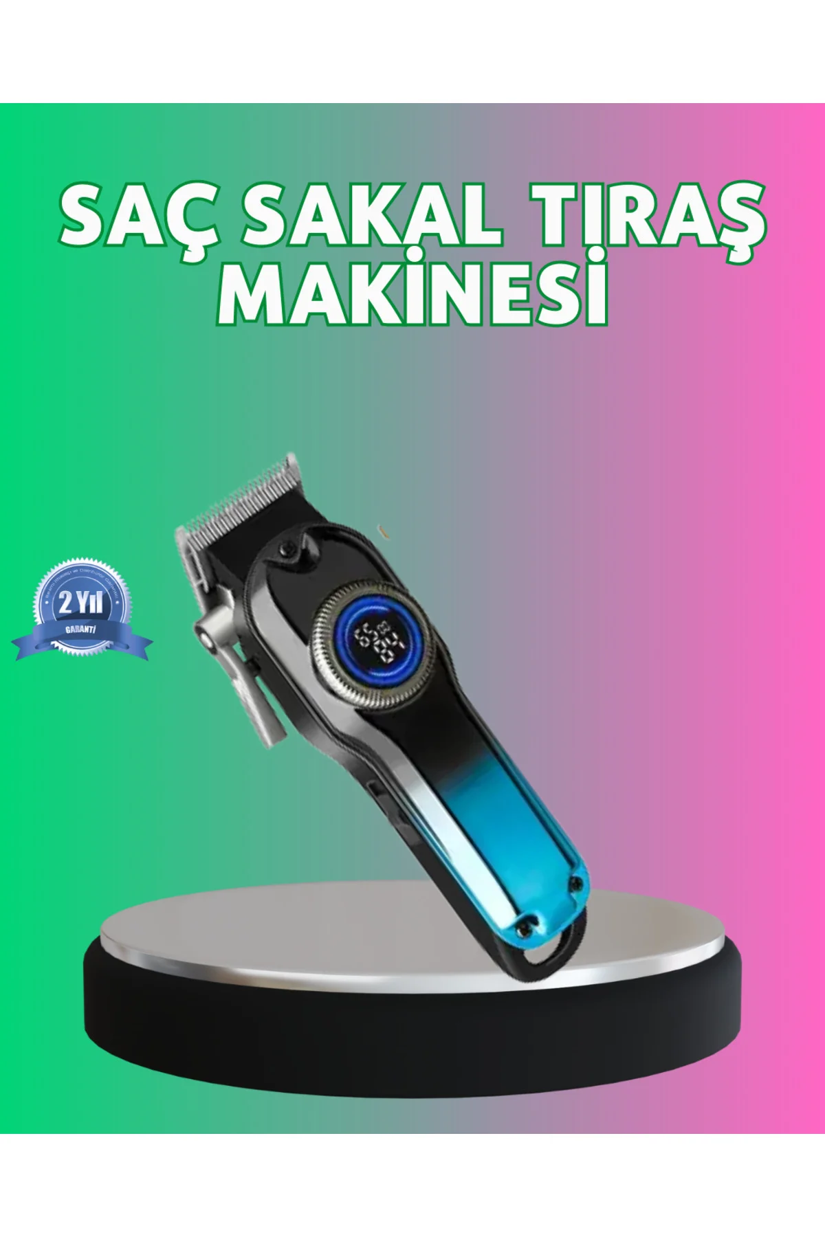 4 Limit Tarağı Ve Ayarlanabilir Kesim Uzunluğu Saç Makinesi