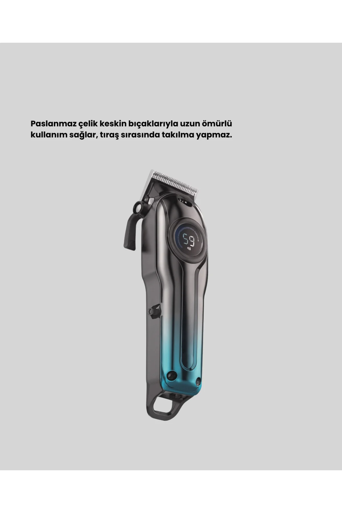 4 Limit Tarağı ve Ayarlanabilir Kesim Uzunluğu Saç Makinesi