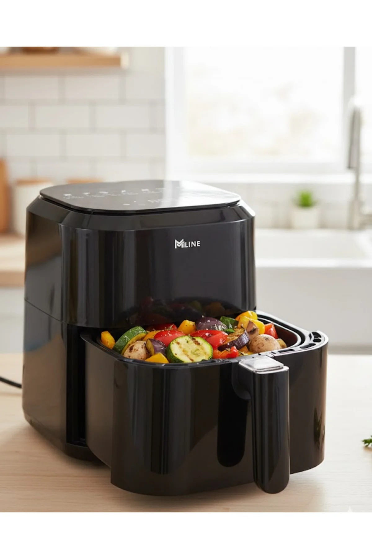 4 Litre Cam Hazneli 1360W Ayarlanabilir Isılı Airfryer