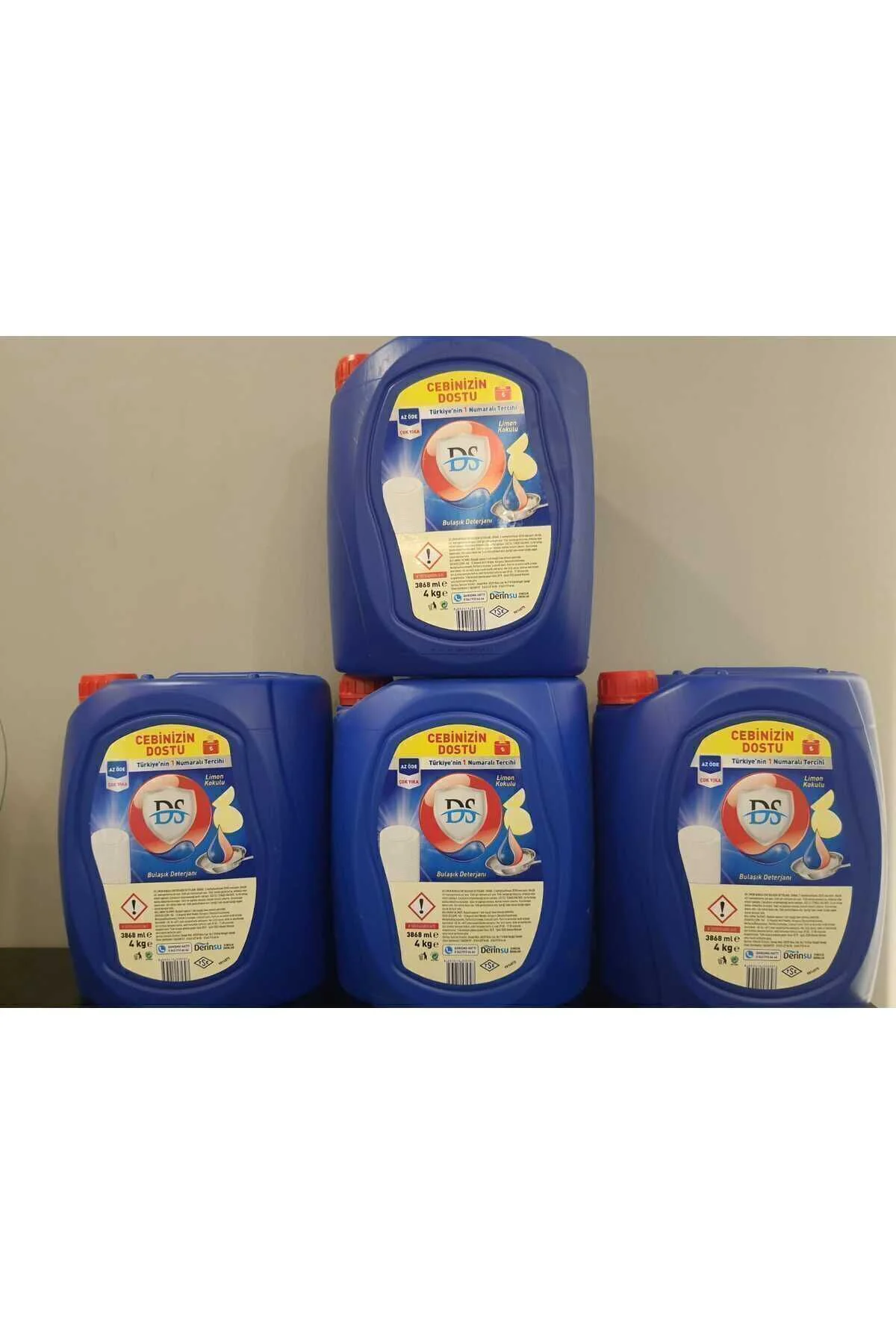 4 Lt Ds Elde Bulaşık Deterjanı Limon Kokulu 4 Kğx 4 Adet (16 KĞ) 4 Lt Ds Elde Bulaşık Deterjanı Limon Kokulu 4 Kğx 4 Adet (16 KĞ)