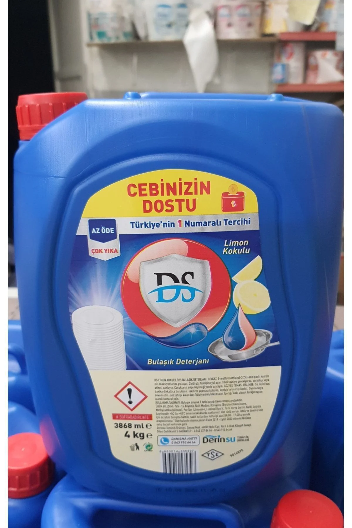 4 Lt Elde Bulaşık Deterjani Limon Kokulu Üçlü Güç 4 Lt Elde Bulaşık Deterjani Limon Kokulu Üçlü Güç