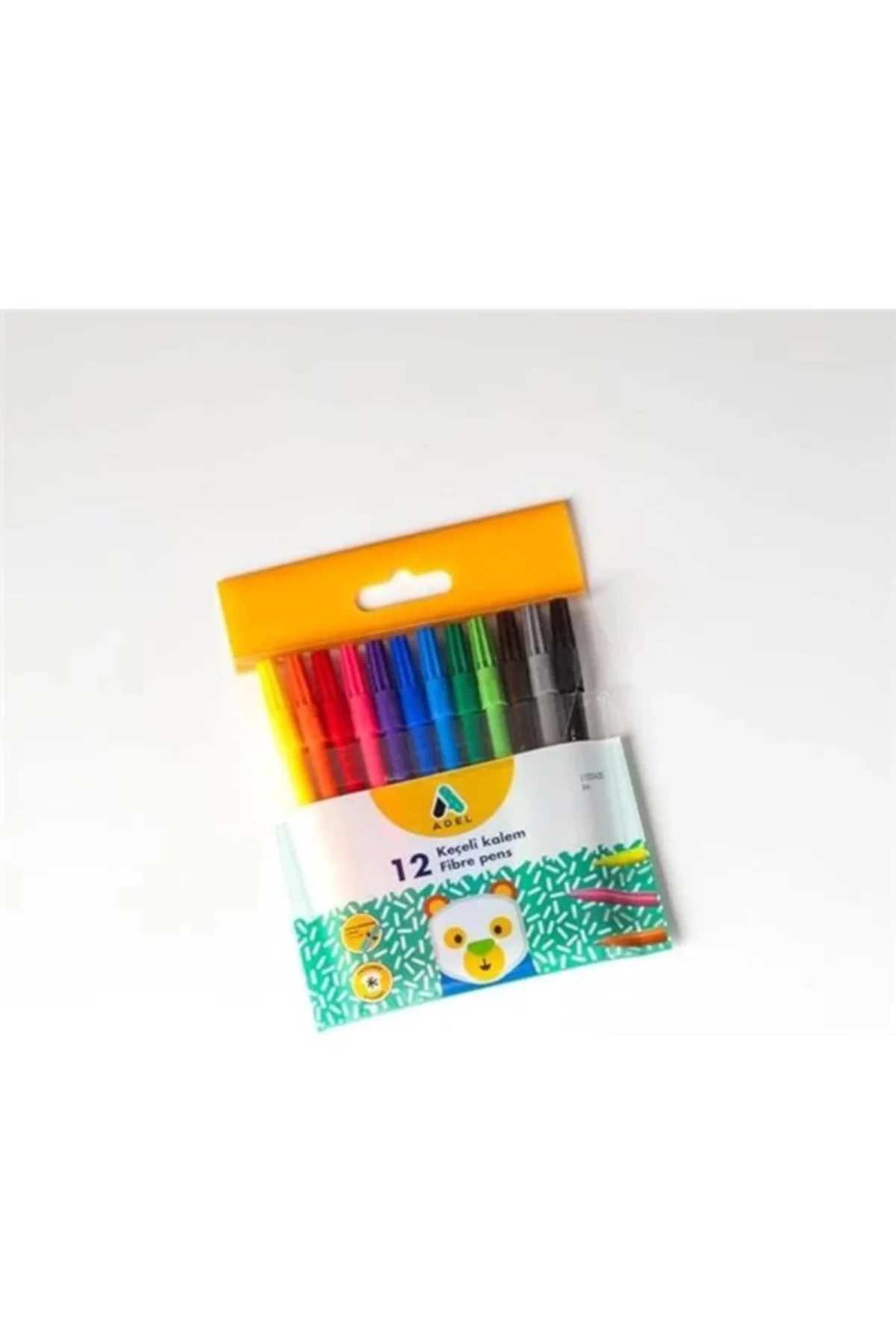 4 ?lü Boyama Seti + Resim Defteri 25x35, 12 Renk, Keçeli Kalem, Kuru,Pastel ve Sulu Boya, Fırça