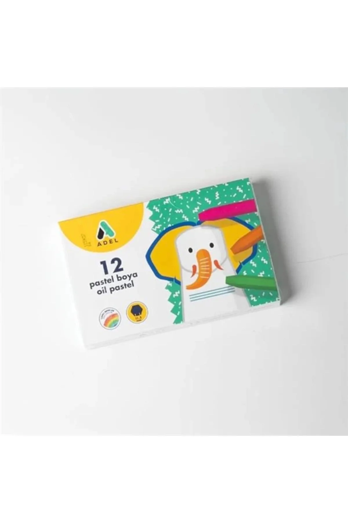 4 ?lü Boyama Seti + Resim Defteri 25x35, 12 Renk, Keçeli Kalem, Kuru,Pastel ve Sulu Boya, Fırça
