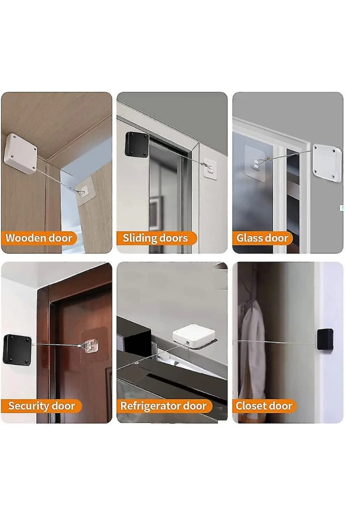 4 lü Ev Ofis Dış Kapı Otomatik Kapı Kapatma Aparatı ( Lisinya )