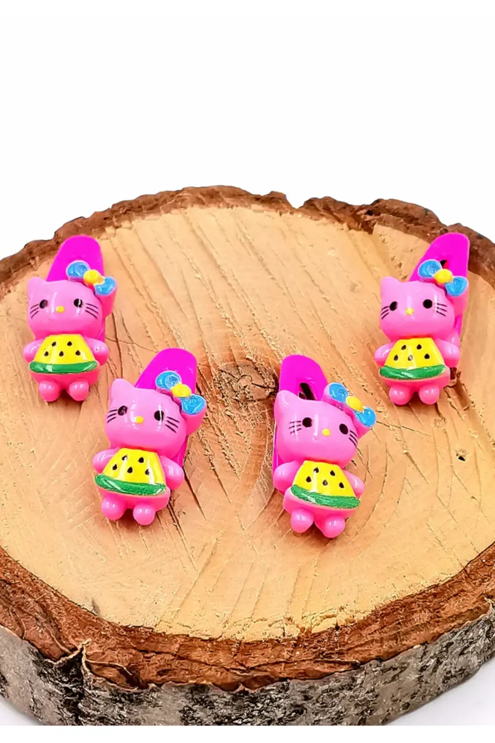 4 Lü Figürlü Renkli Lüks Çıt Çıt Toka