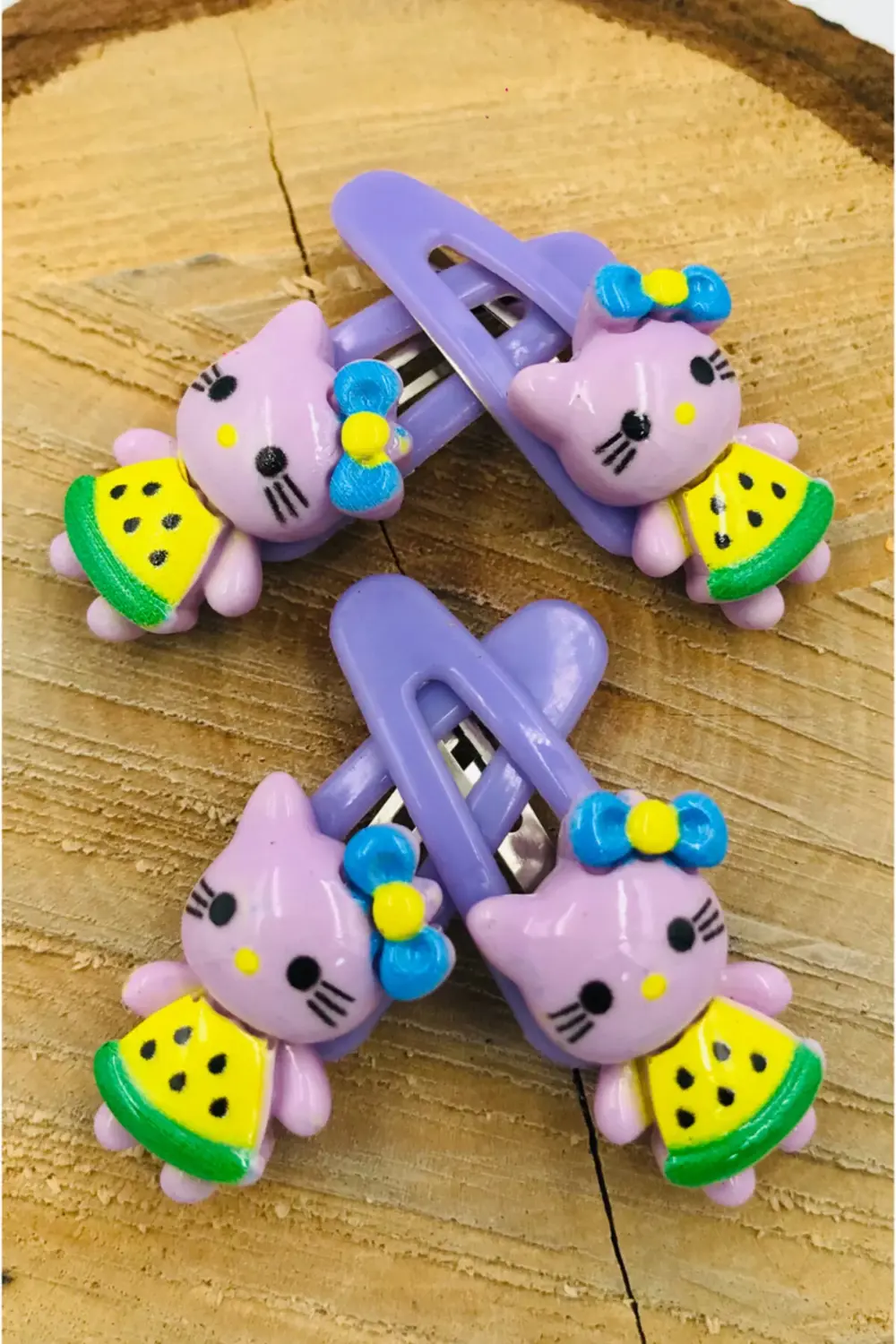 4 Lü Figürlü Renkli Lüks Çıt Çıt Toka