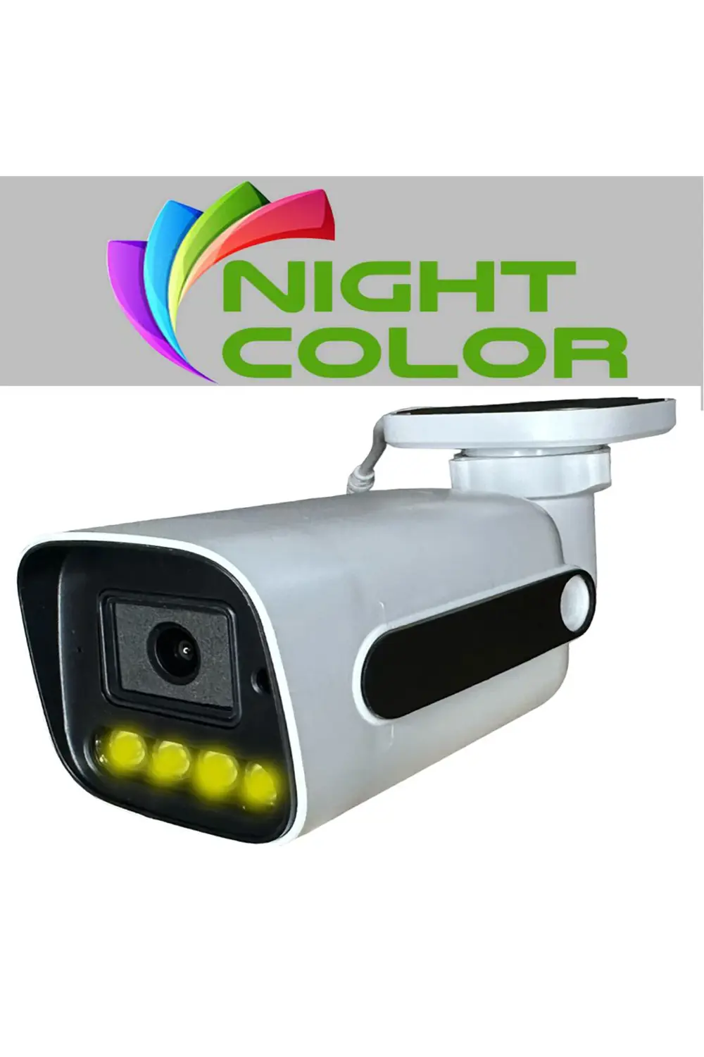 4 lü Hareket Algılayan 5 MP Lens 4 Warm Led Gece Renkli Gösteren