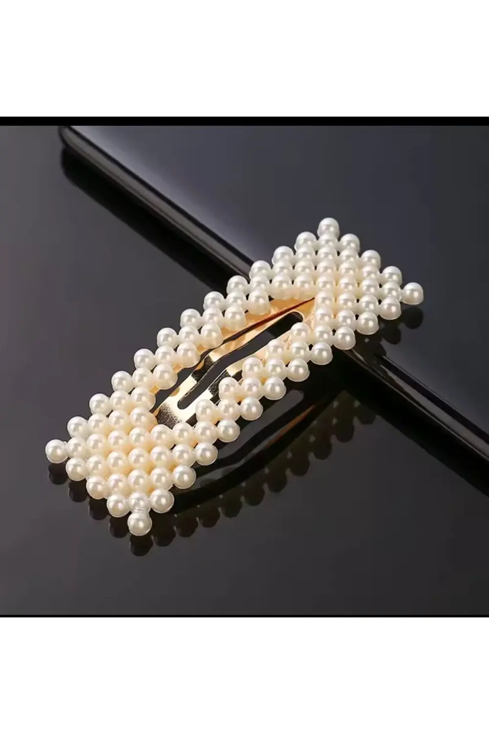 4 lü incili kadın çıtçıtlı yan toka