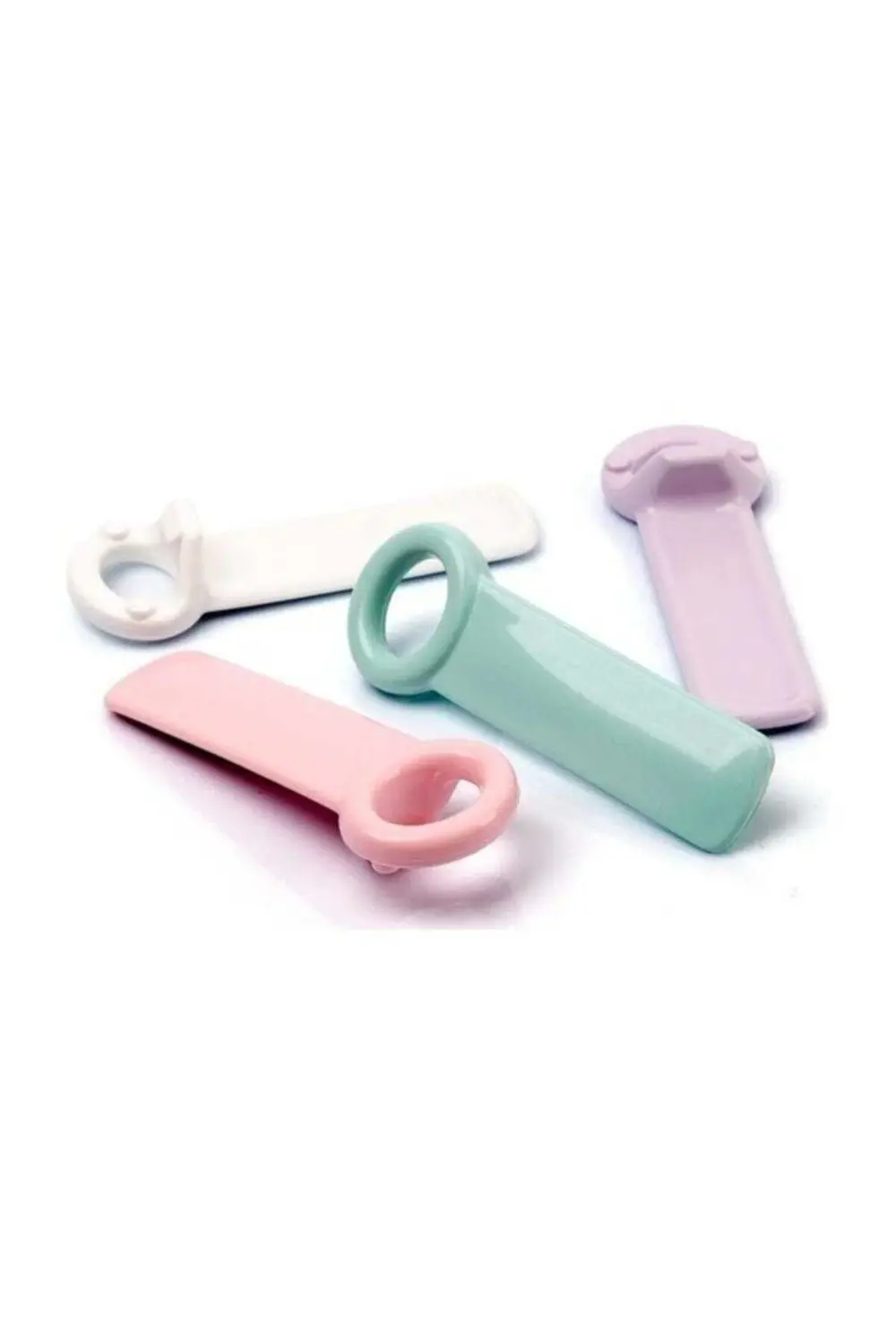 4 Lü Kavanoz Açacağı 4 Renk Beyaz, Yeşil, Mor, Pembe