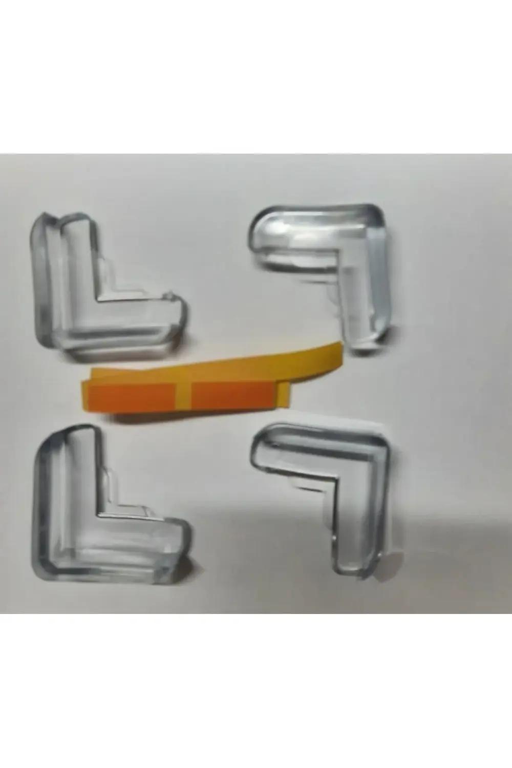 4 lü Masa Sehpa Köşe Koruyucu Silikon- Çocuk Koruma Aparatı GO506