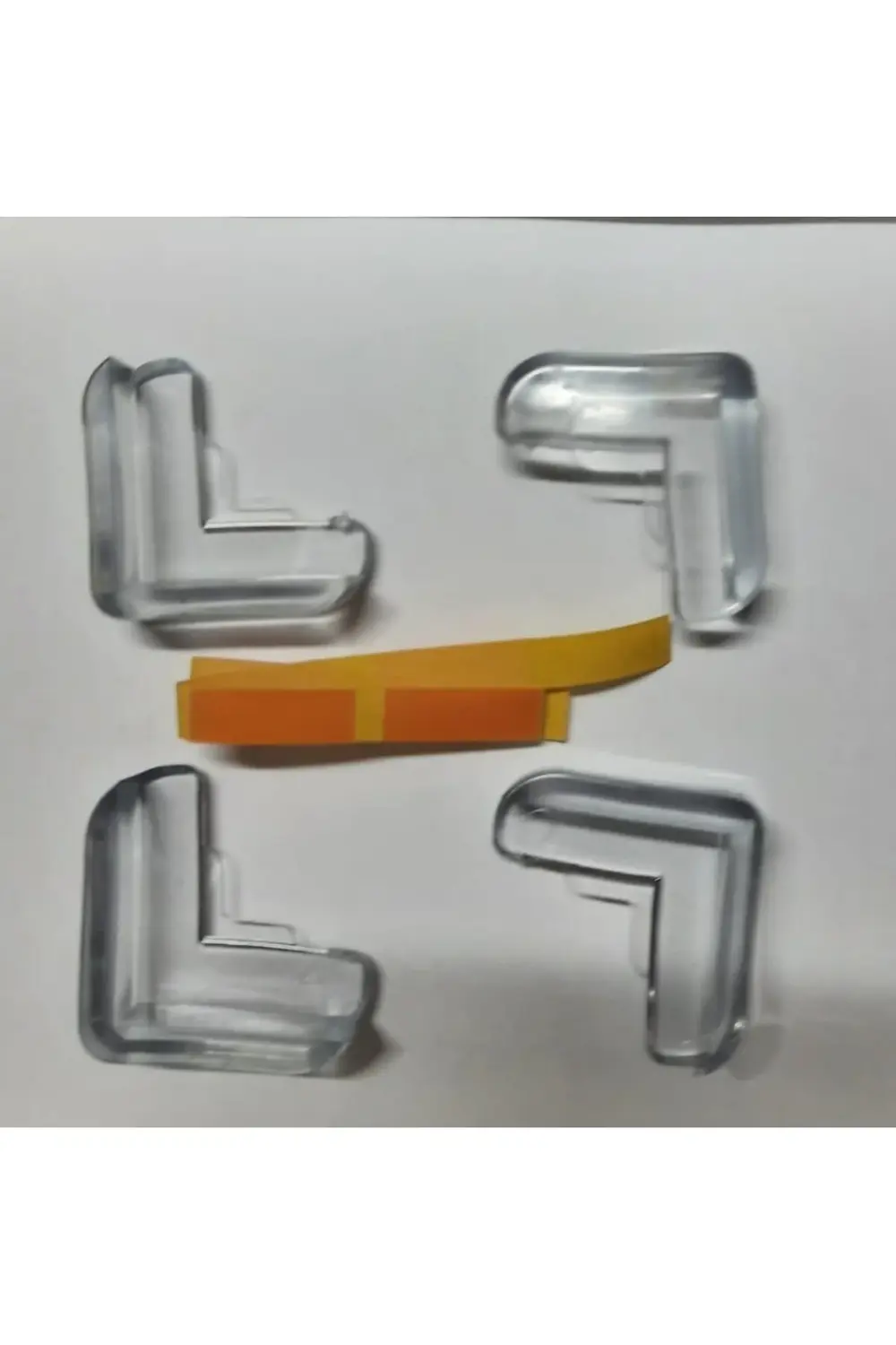 4 lü Masa Sehpa Köşe Koruyucu Silikon- Çocuk Koruma Aparatı GO506