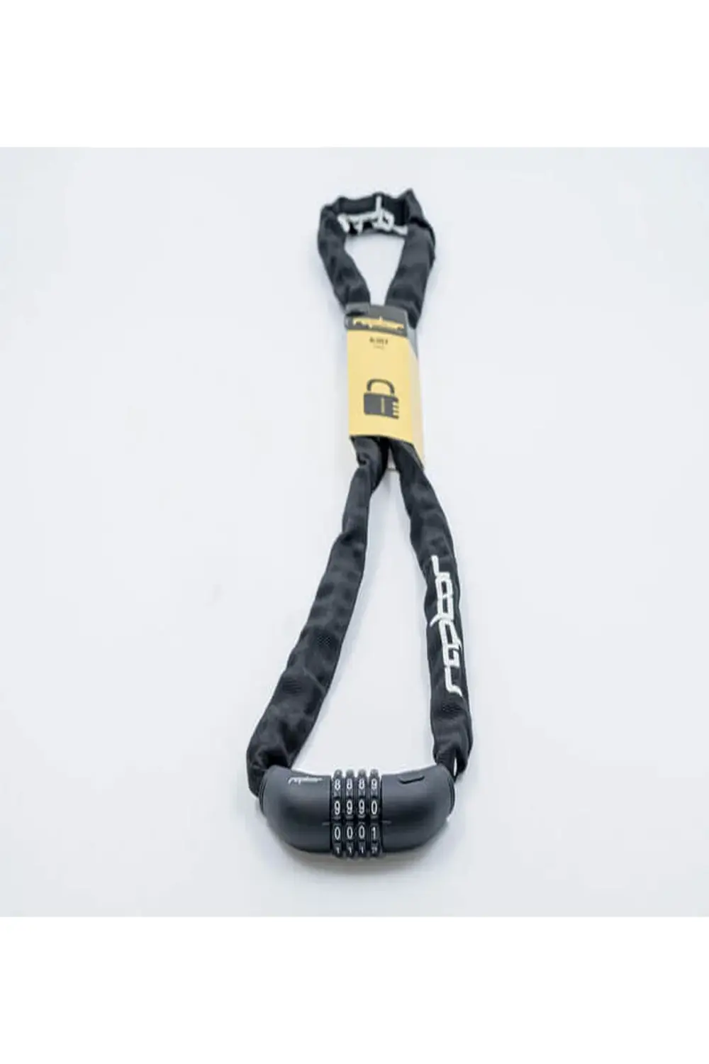 - 4 lü Şifreli Zincir Kilit 4x120cm - Siyah