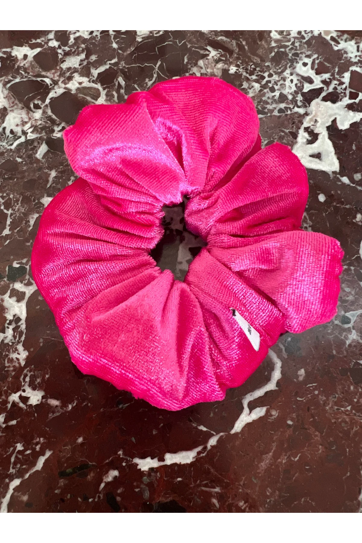 4 Mevsim 3 lü Pembe Scrunchie Set ( Kadife- Şifon- Bürümcük Kumaş)
