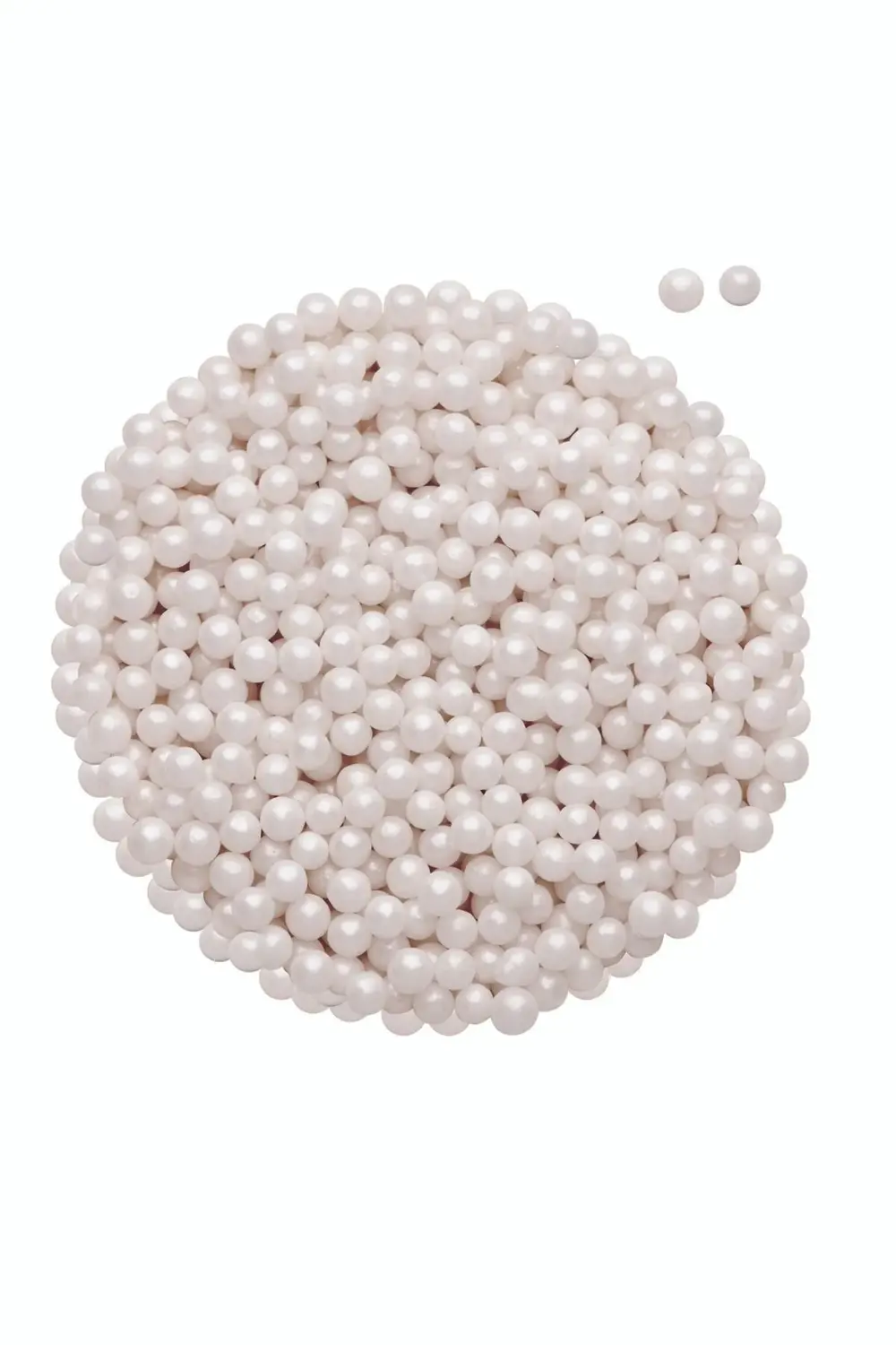 Dr.Gusto Sağlık Ürünleri 4 Mm Boncuk İnci Görünüm Pasta Süsleme Şekeri Sedef 100 Gr