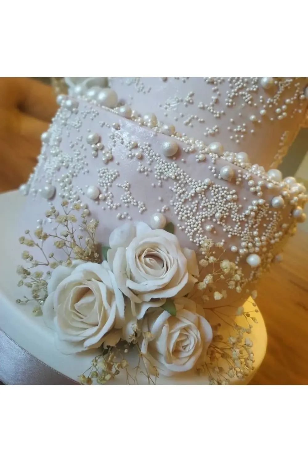 Dr.Gusto Sağlık Ürünleri 4 Mm Boncuk İnci Görünüm Pasta Süsleme Şekeri Sedef 100 Gr