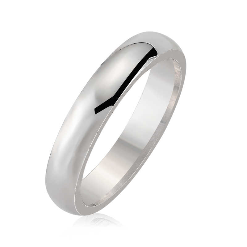 Stillove 4 Mm Düz Bombeli Gümüş Alyans Sl2365