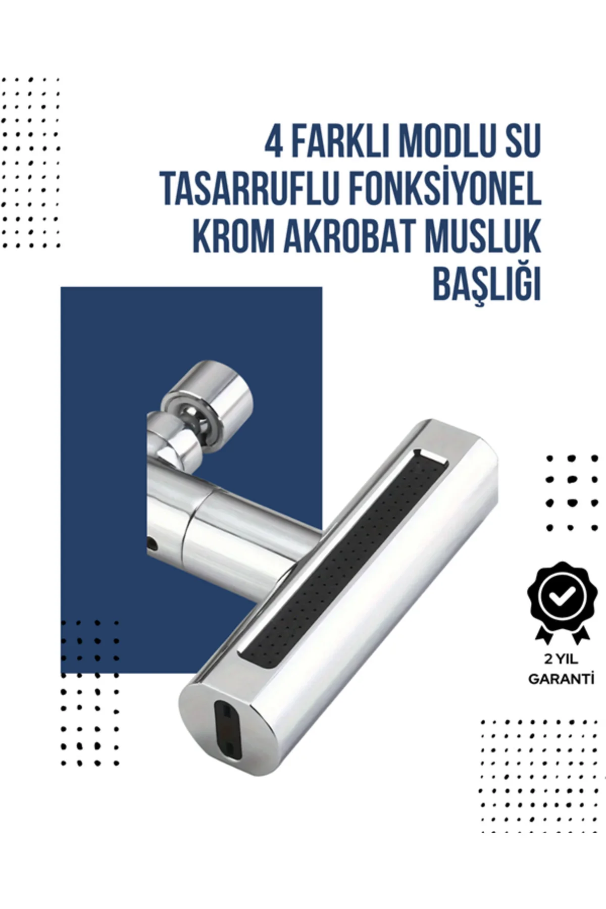 4 Modlu Musluk Başlığı Şelale, Yağmur, Sprey, Köpük Akışı Yüksek Basınç Performansı Modern Tasarım 4 Modlu Musluk Başlığı Şelale, Yağmur, Sprey, Köpük Akışı Yüksek Basınç Performansı Modern Tasarım