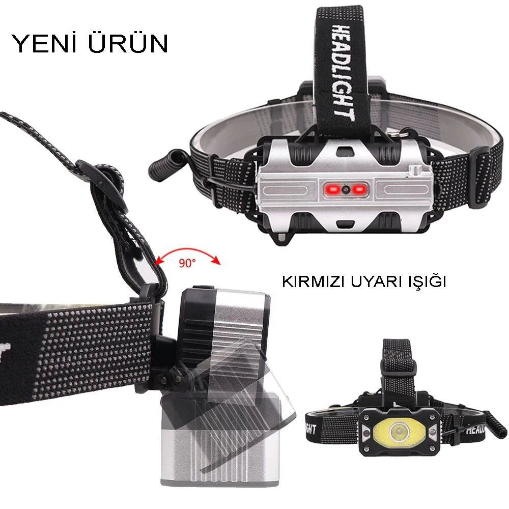 4 Modlu Sensörlü Şarjlı Güçlü Kafa Lambası Wt-248 - XPG+COB LED, 150mt Işık Mesafesi Fiyatı, Yorumları ve Özellikleri