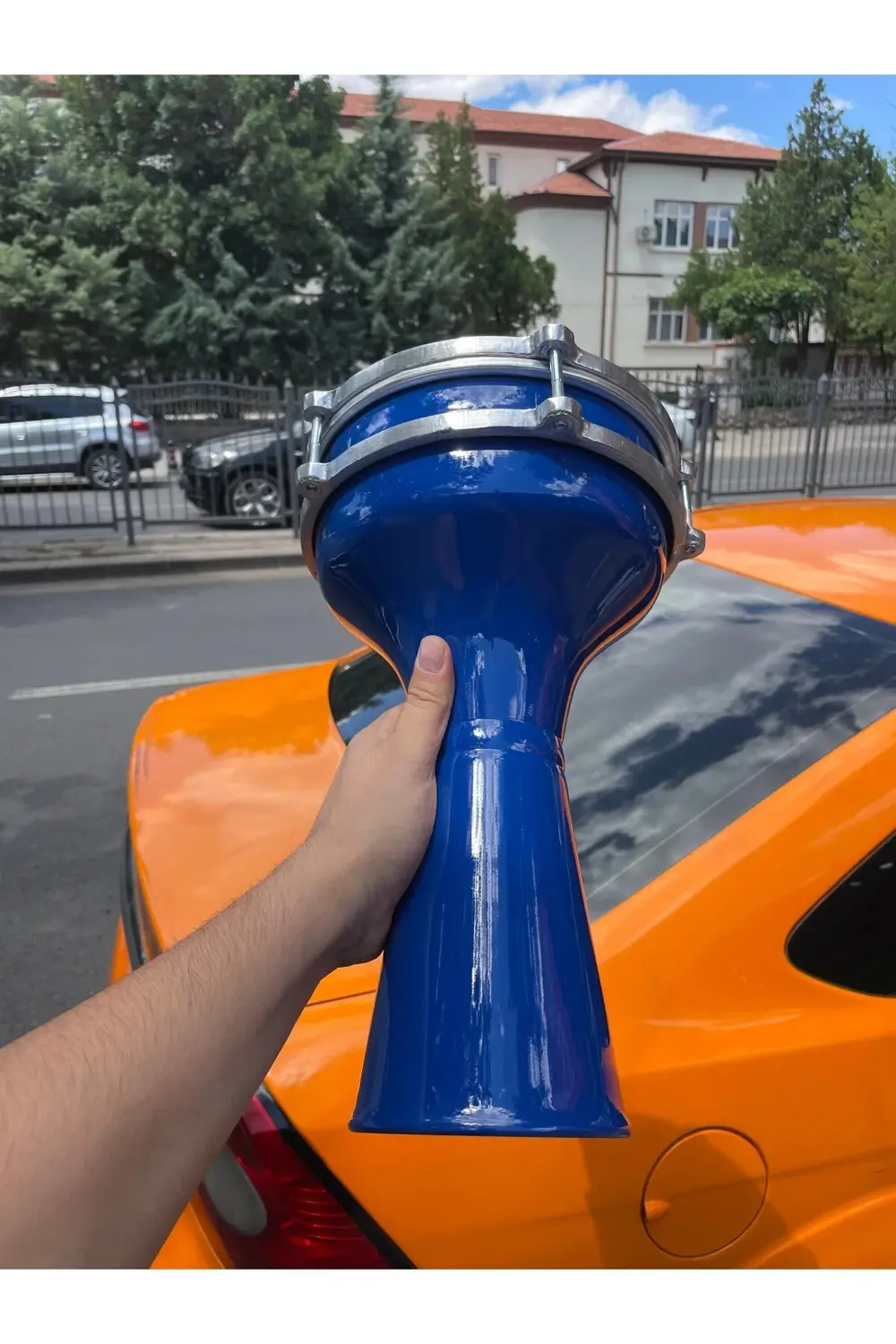 4 Numara Alüminyum Lacivert Darbuka SV104