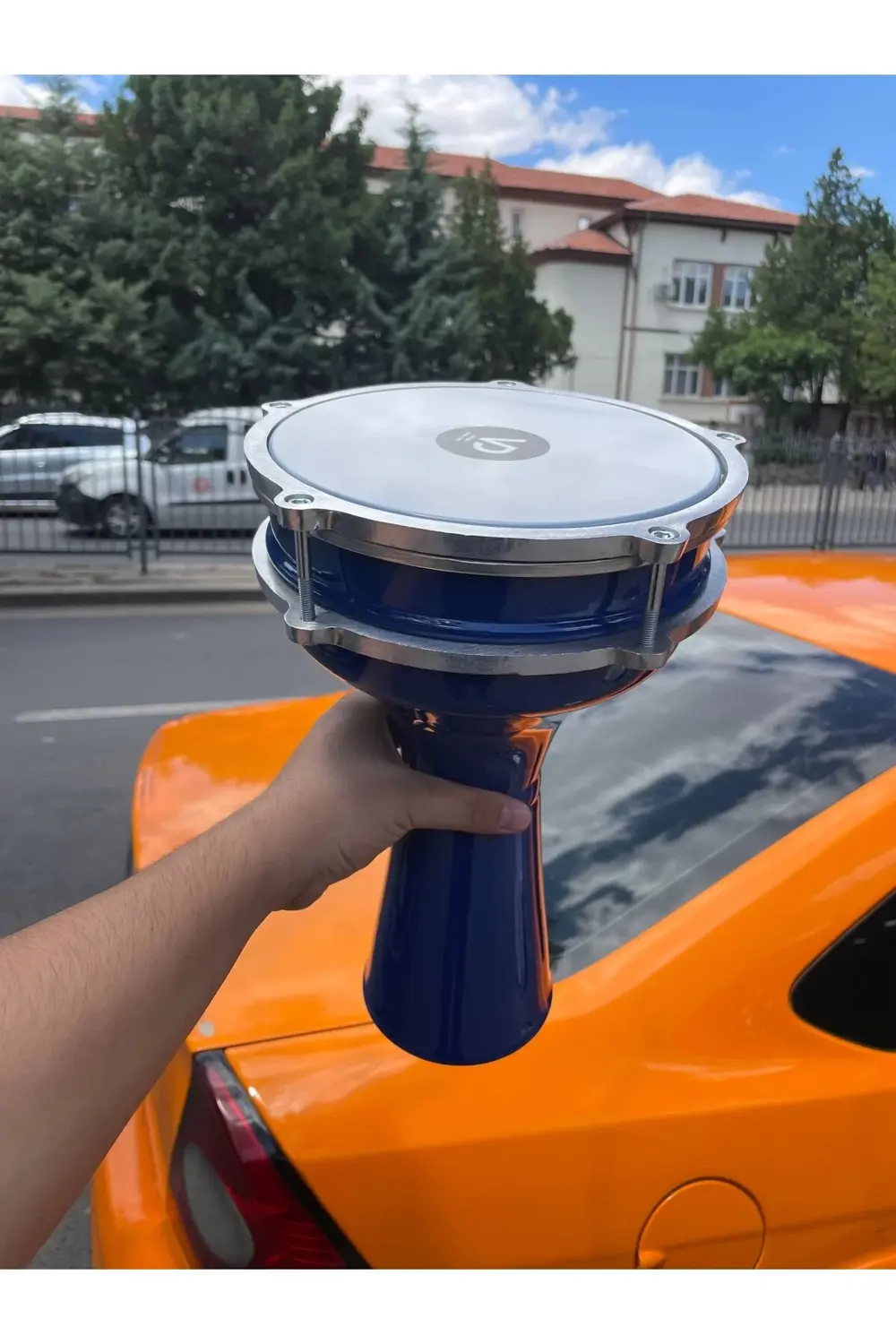 4 Numara Alüminyum Lacivert Darbuka SV104