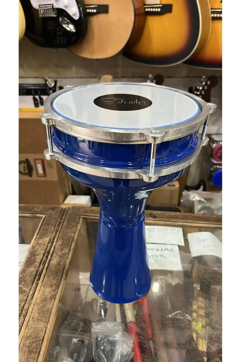 4 Numara Alüminyum Lacivert Darbuka SV104