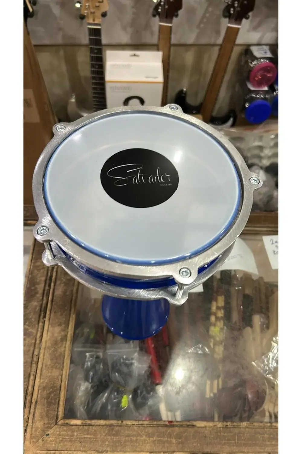 4 Numara Alüminyum Lacivert Darbuka SV104