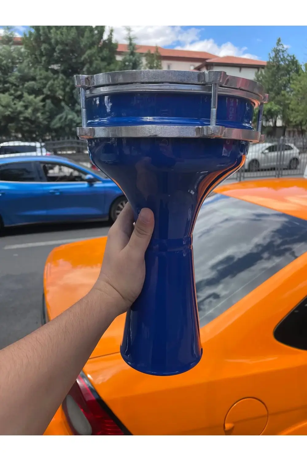 4 Numara Alüminyum Lacivert Darbuka SV104