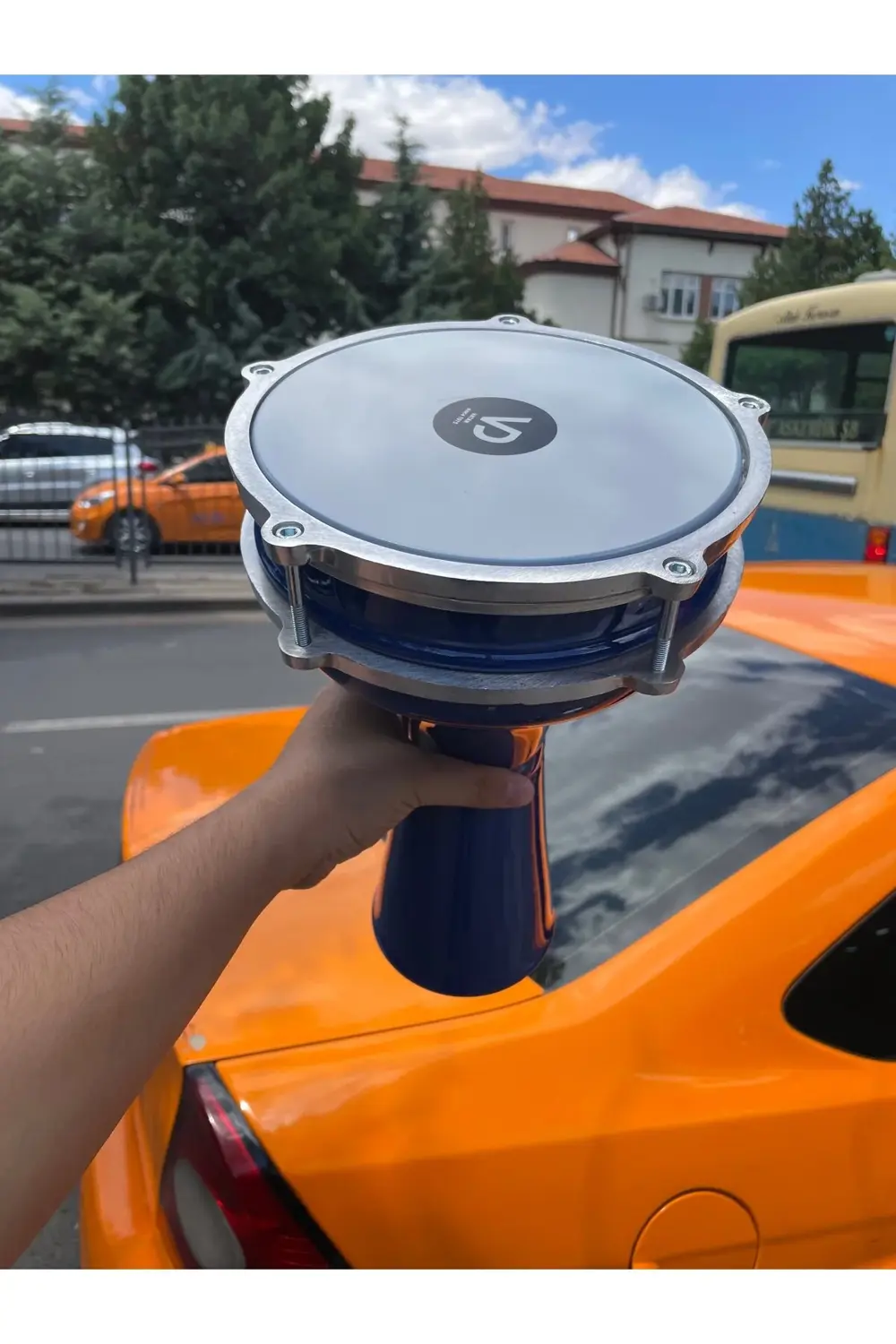 4 Numara Alüminyum Lacivert Darbuka SV104