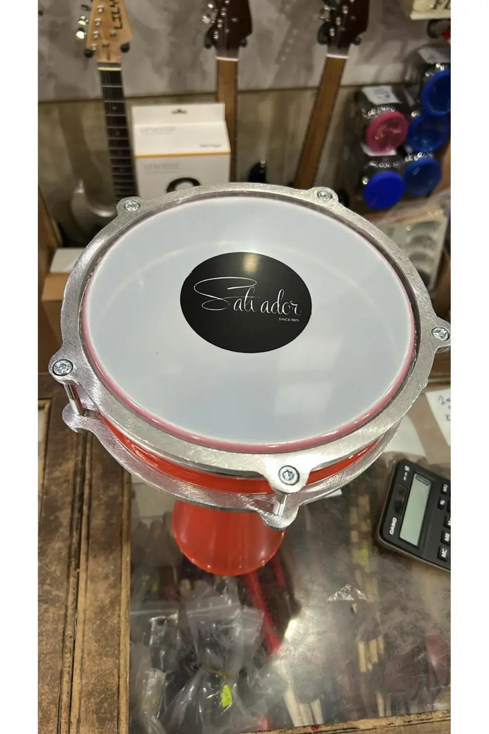 4 Numara Alüminyum Turuncu Darbuka Sv104