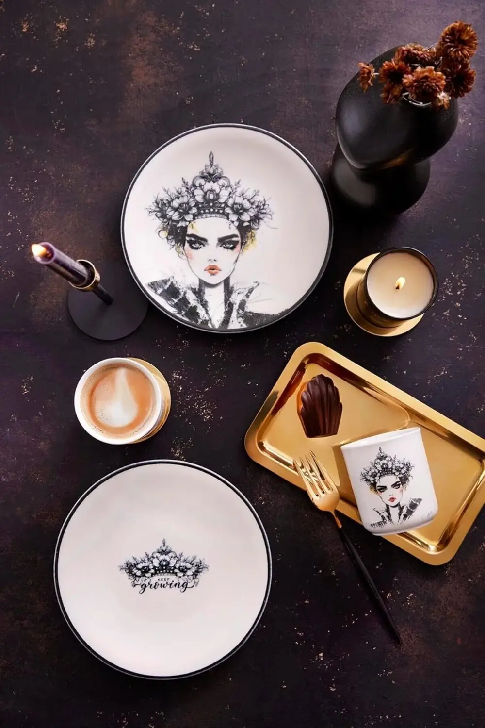 4 Parça 2 Kişilik İkram Seti 880908 395519