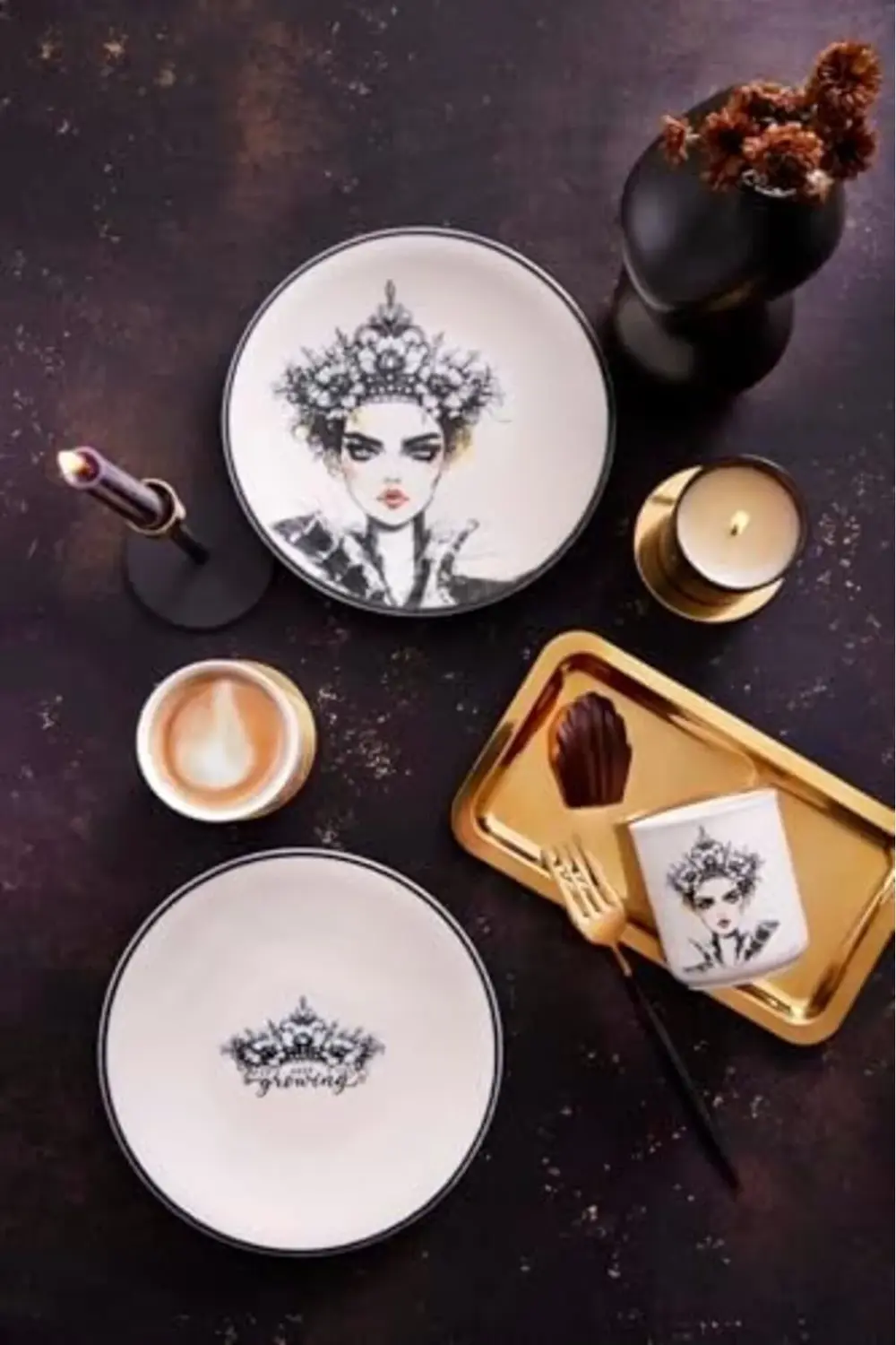 4 Parça 2 Kişilik İkram Seti 880908 395519