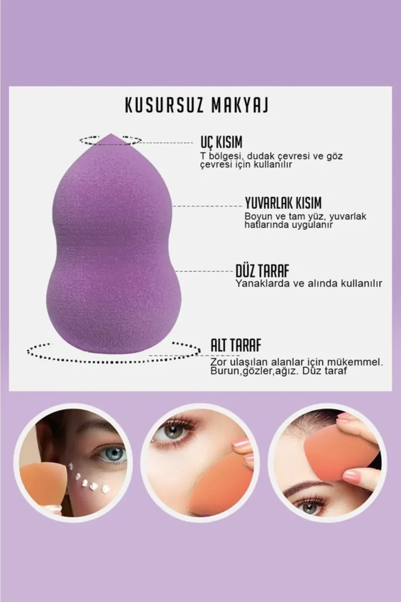 4 Parça Armut Sünger Seti