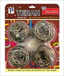 4 Parça Bulaşık Top Teli 4 Parça Bulaşık Top Teli