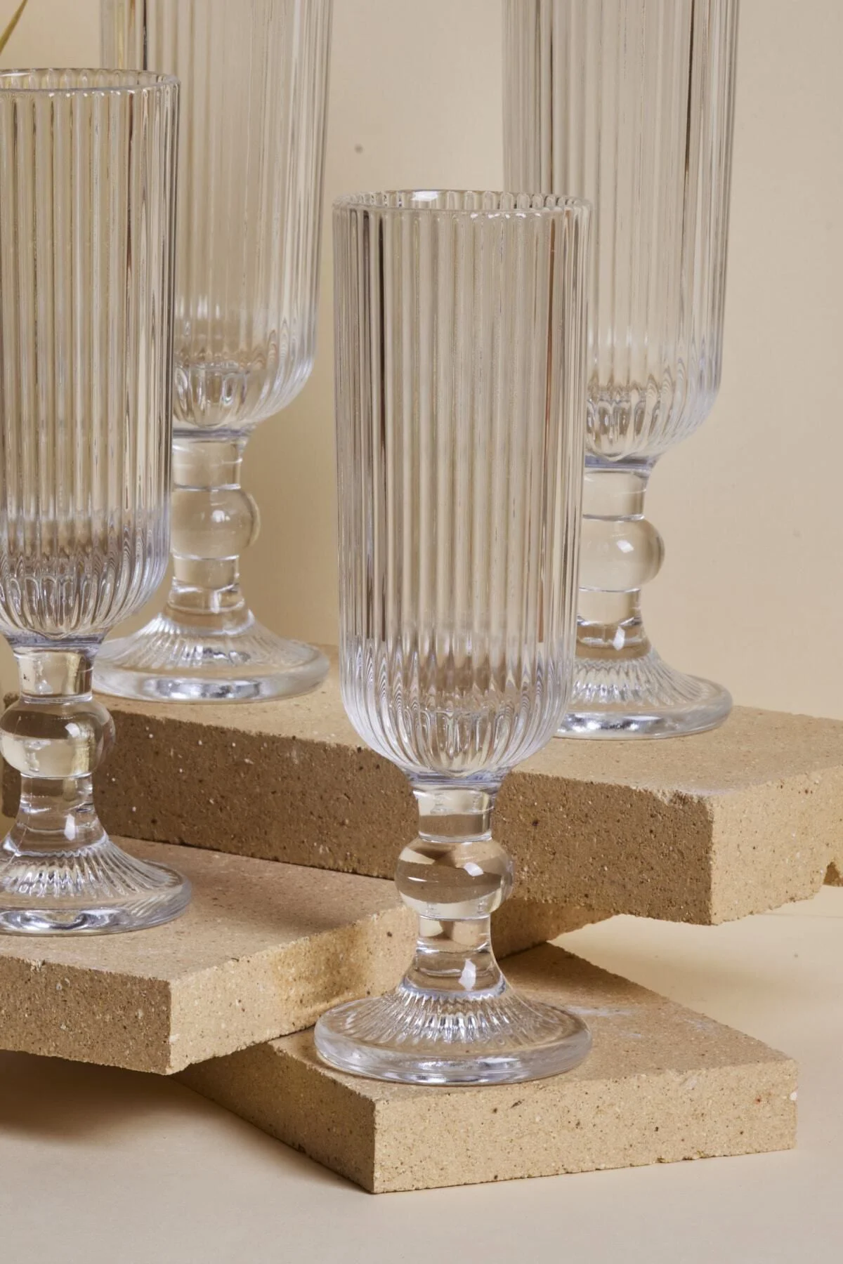 4 Parça Imola 4’lü Uzun Kadeh Takımı 160 ml 0 - 199 cc Cam Şampanya Kadehi