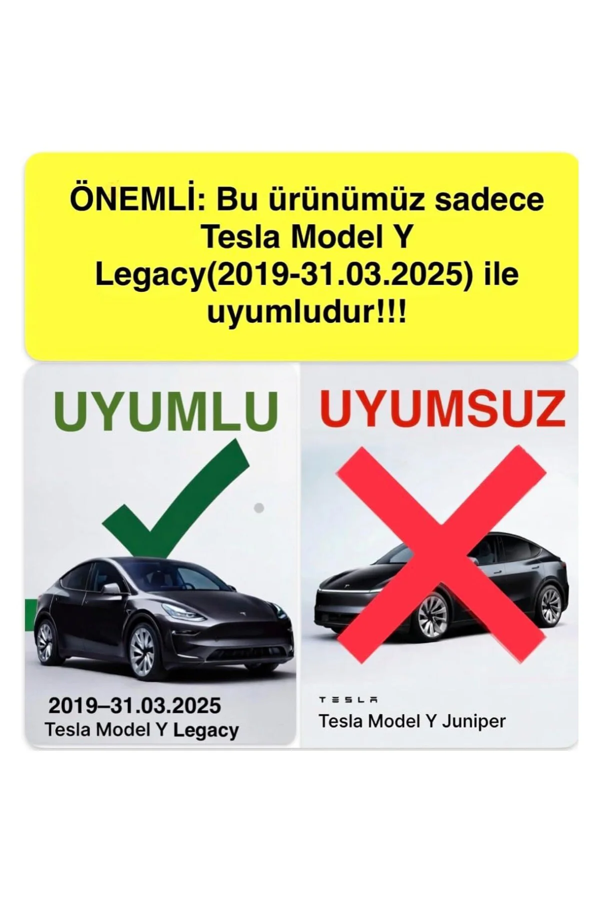(4 Parça) Li Parts Tesla Model Y Çift Materyalli Çamurluk, Tesla Model Y Çamur Paçalığı, Te