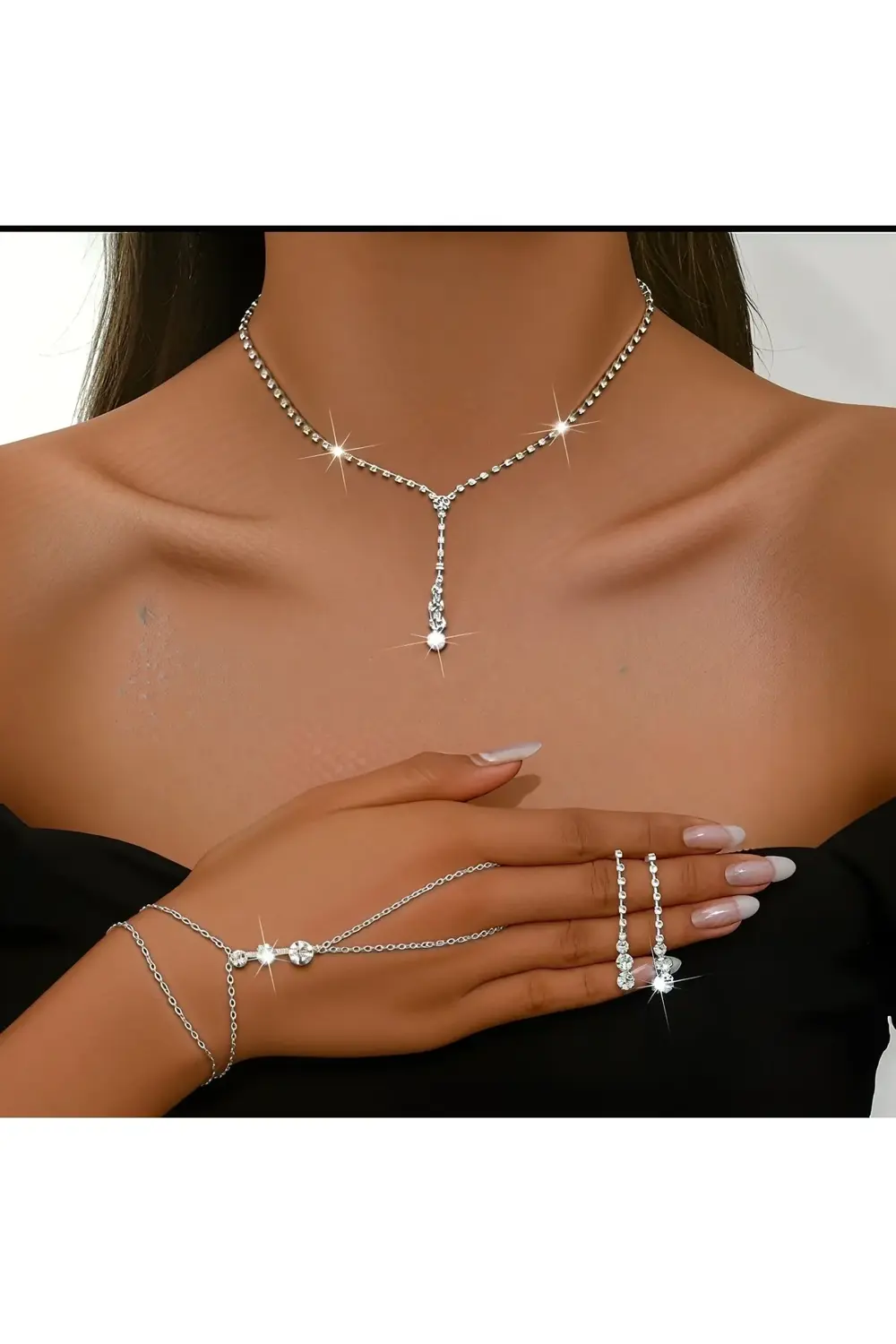 4 parça Lüks Gümüş Kaplamalı Takı Seti, Boyunluk, Küpe,Şahmeran v 4 parça Lüks Gümüş Kaplamalı Takı Seti, Boyunluk, Küpe,Şahmeran v