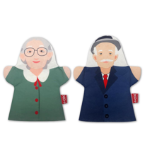 4 Parça Tox Aile Büyükleri El Kukla Set , Eğitici Oyuncak 4 Parça Tox Aile Büyükleri El Kukla Set , Eğitici Oyuncak