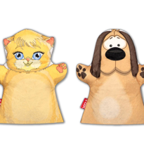 Ada Detox 4 Parça Tox Evdeki Dostlarımız El Kukla Set , Eğitici Oyuncak