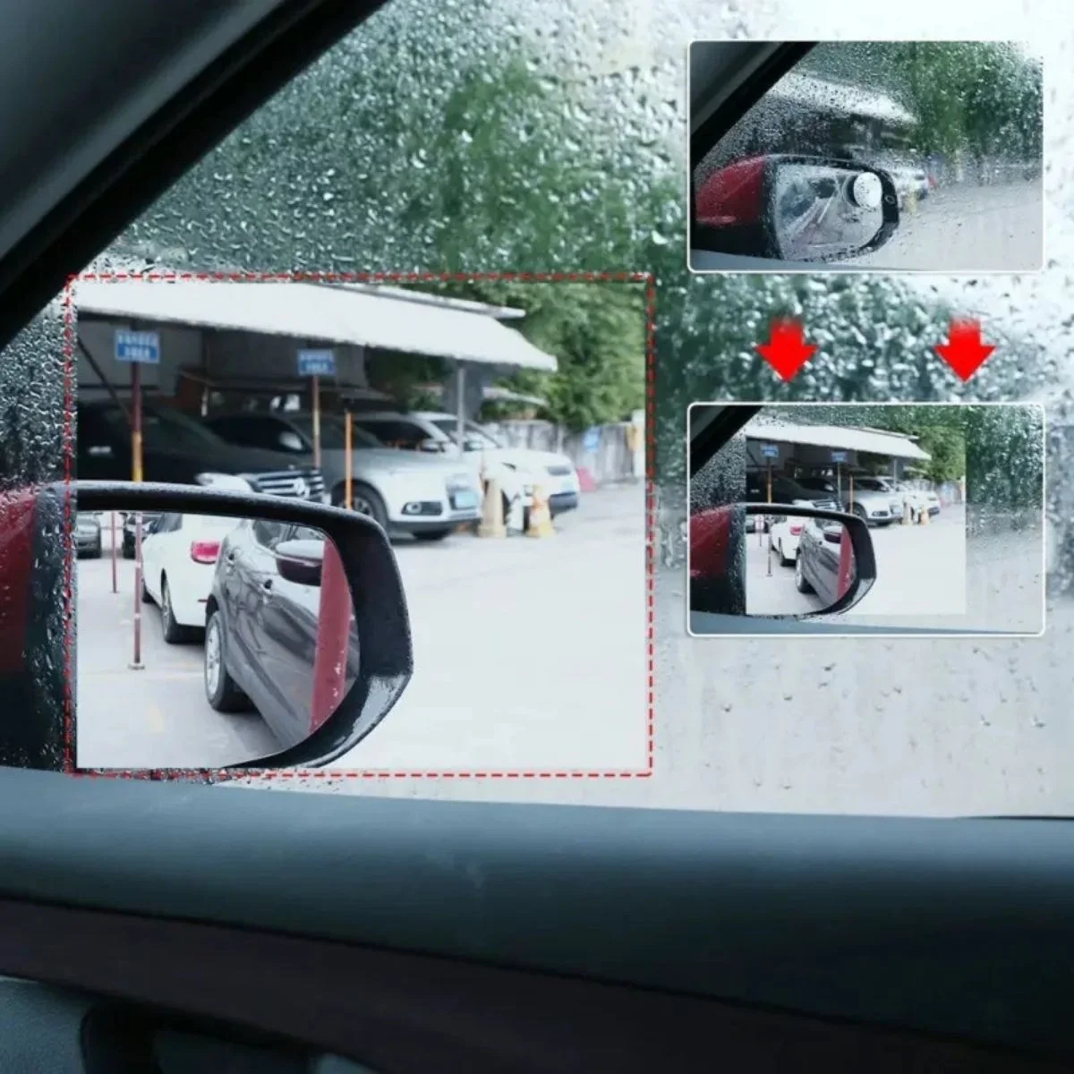 4 Parça Yan Aynalar Ve Yan Camlar İçin Araç Ayna Yağmur Kaydırıcı Ve Cam Buğu Önleyici Film Seti Bx40 Fiyatı, Yorumları ve Özellikleri