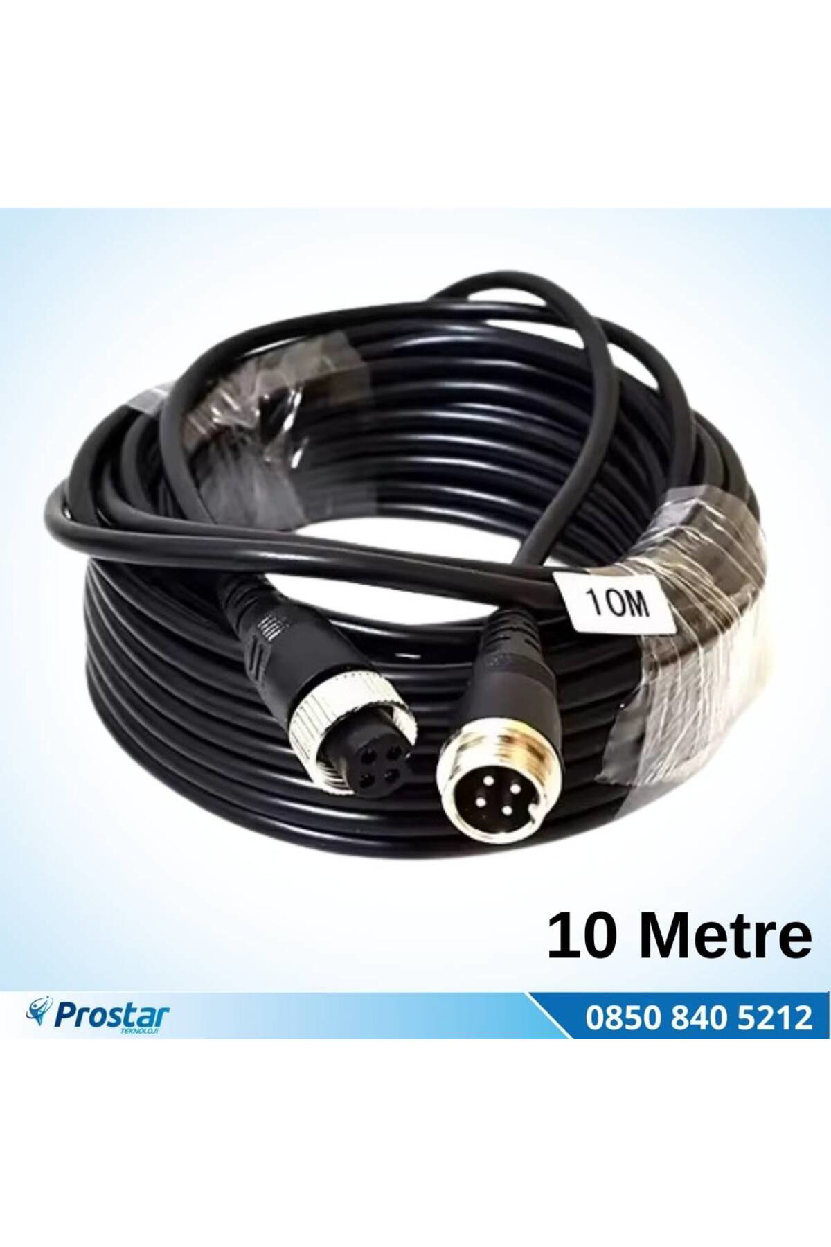 Navistar 4 Pin Aviation Hazır Araç Kamera Kablosu 10 Metre