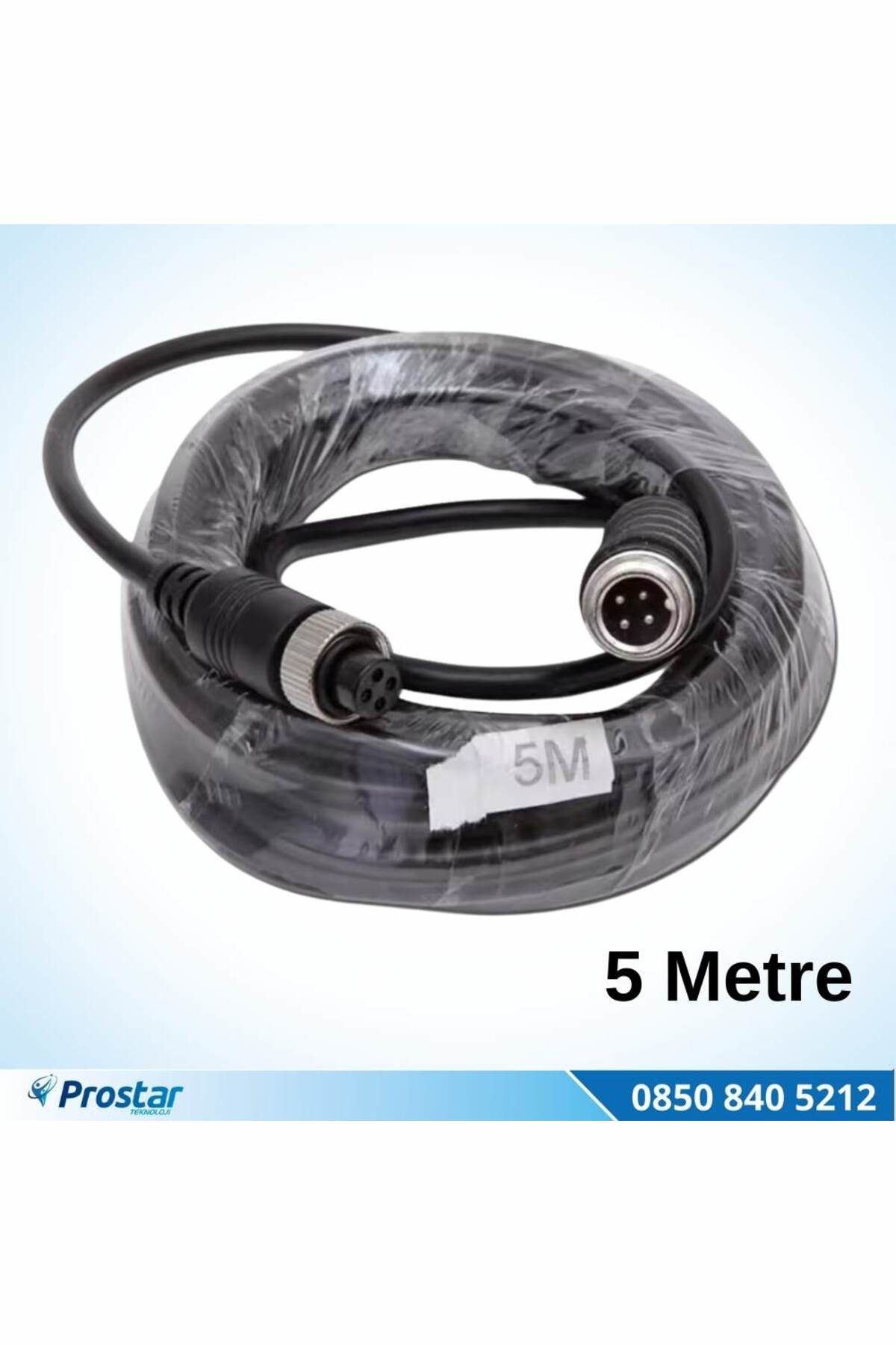 Navistar 4 Pin Aviation Hazır Araç Kamera Kablosu 5 Metre