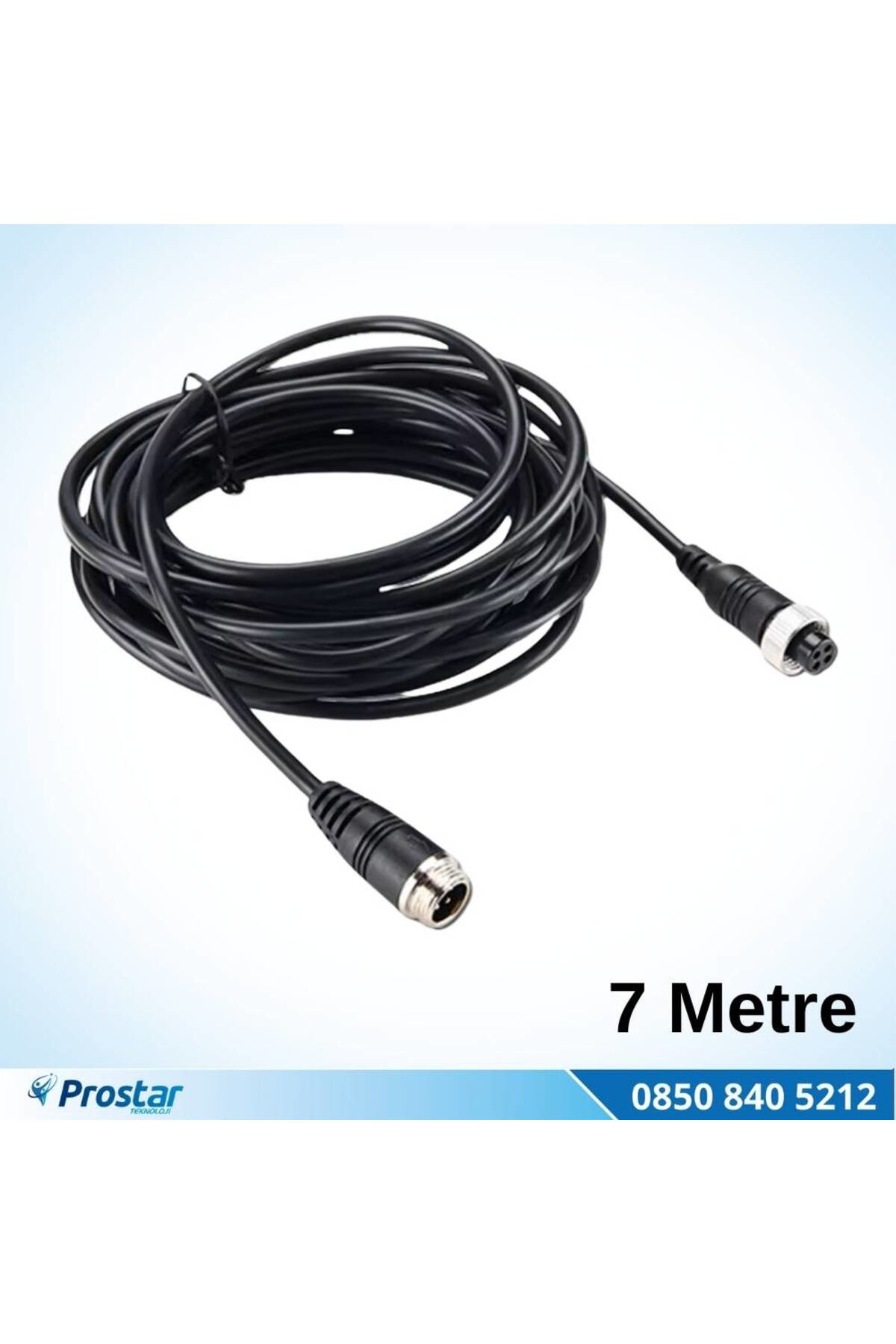 Navistar 4 Pin Aviation Hazır Araç Kamera Kablosu 7 Metre