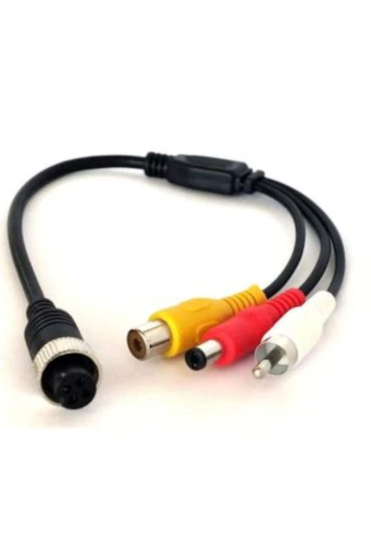 Prostark 4 Pin Dişi To Rca Görüntü Dişi + Rca Ses Erkek + Dc Erkek Çeviric