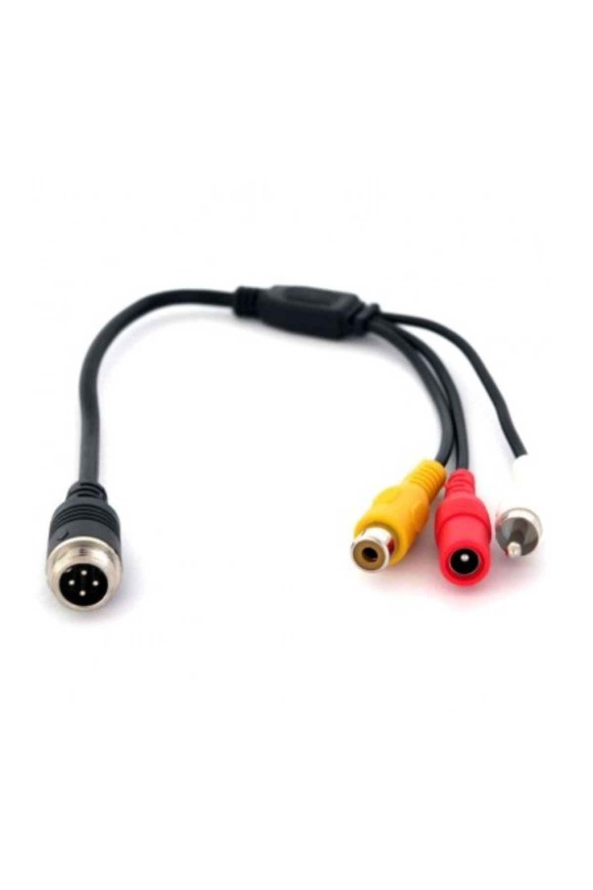 Prostark 4 Pin Erkek  Rca Görüntü Dişi + Rca Ses Erkek + Dc Dişi Çevirici