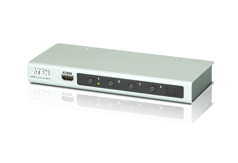 4 Port 4K HDMI Switch,  4 giriş -  1 çıkış, uzaktan kumanda ürünl